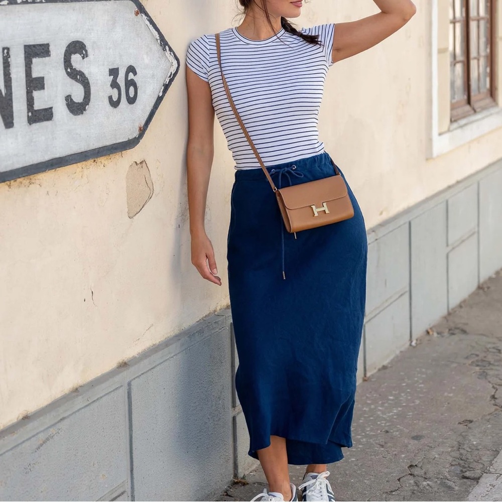 NWT Voyageur by MERSEA Aix Midi Skirt